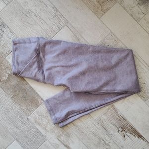 American Eagle Offline Aerie Medium Faux Leather Purple Crossover Legging